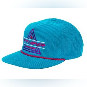 Pit viper bright blue corduroy hat